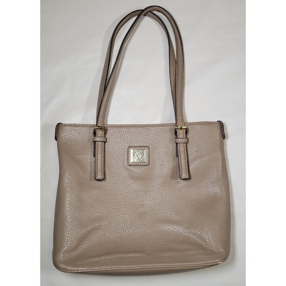 Anne Klein Handbags - Anne Klein Purse Medium Perfect Tote in Earth Tone Taupe Beige Tan